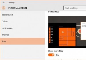 Windows 10のスタートメニューにタイルの列を追加する簡単な方法