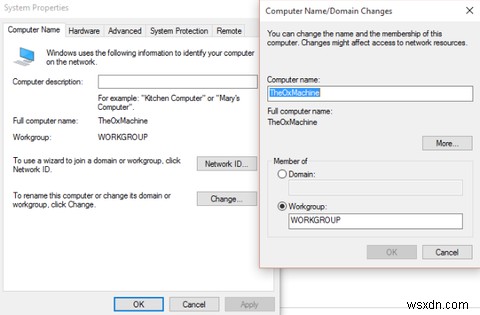 Windows10コンピューターの名前を変更する方法 
