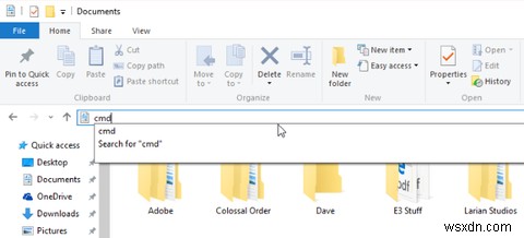 ファイルエクスプローラーのアドレスバーには、Windows10の優れた機能があります 