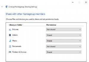 ホームネットワークのヒント：Windowsユーザーアカウント間でファイルとフォルダーを共有する方法 