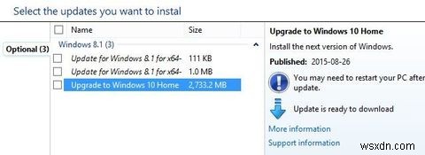 Windows7または8デバイスでのWindows10のダウンロードとインストールを停止します 