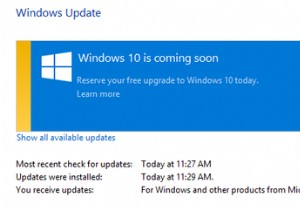 Windows7または8デバイスでのWindows10のダウンロードとインストールを停止します 