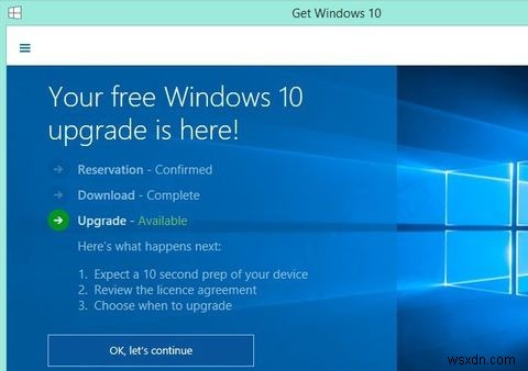 Windows7または8デバイスでのWindows10のダウンロードとインストールを停止します 