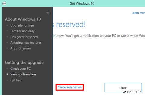 Windows7または8デバイスでのWindows10のダウンロードとインストールを停止します 