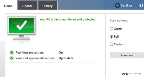 Windows10でWindowsDefenderマルウェア保護を使用する方法 