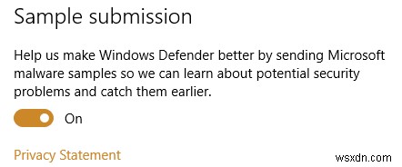 Windows10でWindowsDefenderマルウェア保護を使用する方法 