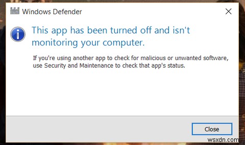 Windows10でWindowsDefenderマルウェア保護を使用する方法 