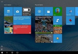 連続体：Windows10デスクトップモードとタブレットモードを切り替えます 