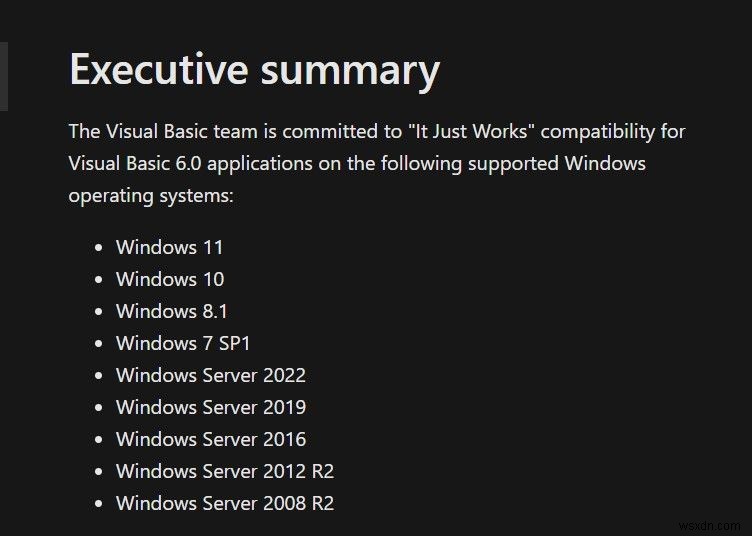 Windows11でVisualBasic6アプリを実行できますか？ 