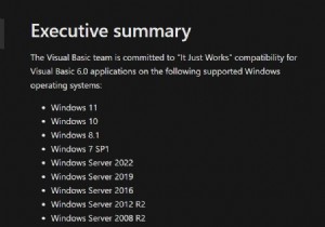 Windows11でVisualBasic6アプリを実行できますか？ 