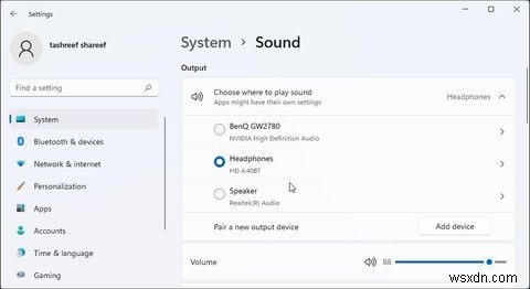 Windows11で音声出力デバイスを切り替える6つの方法 