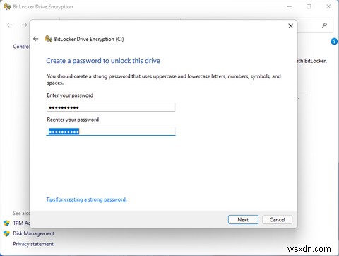 Windows11ハードドライブを暗号化する方法 