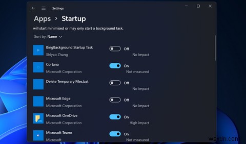 Windows11でスタートアッププログラムを無効にする7つの方法 