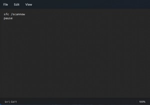 Windows11でシステムファイルスキャンのショートカットを設定する方法 
