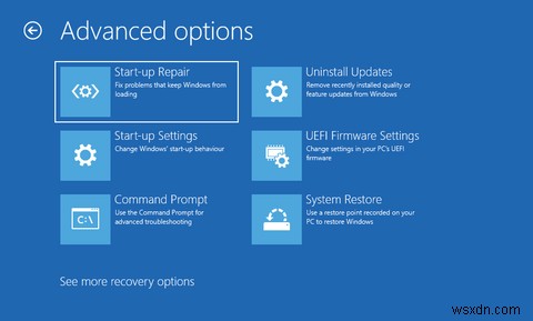 Windows11の高度なスタートアップオプションメニューにアクセスする8つの方法 