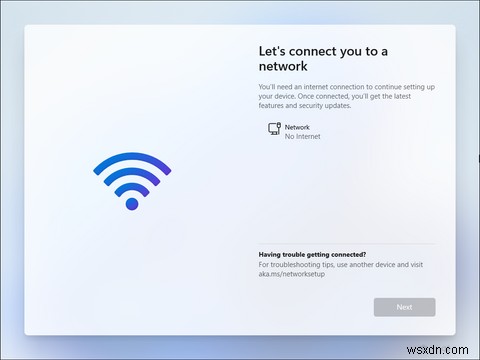インターネットに接続せずにWindows11をインストールおよびセットアップする方法 