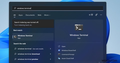 Windows11でWindowsターミナルを開く8つの方法 