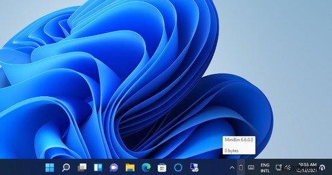 Windows11でごみ箱をシステムトレイに追加する方法 