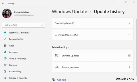 Windows11でアップデートをアンインストールする方法 