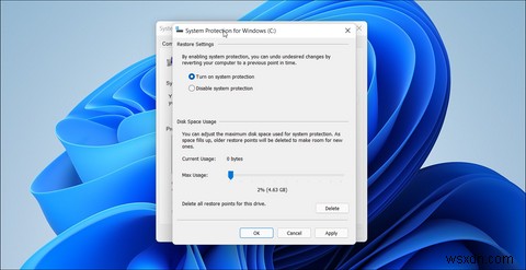 Windows11で復元ポイントを作成する方法 