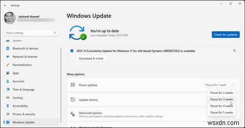 Windows11で自動更新を停止する方法 