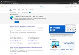 MicrosoftがGoogleChromeのダウンロードを阻止しようとしている方法 