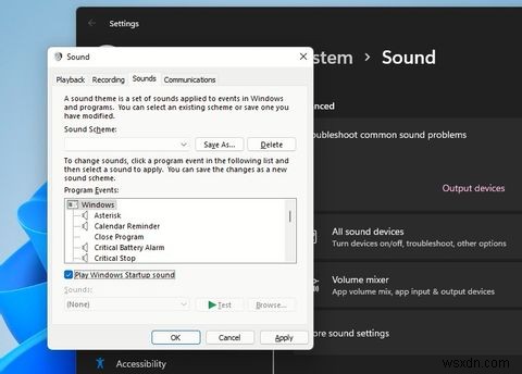 Windows11でサウンドを変更する方法 