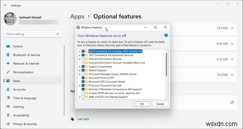 Windows11でオプション機能を追加または削除する方法 
