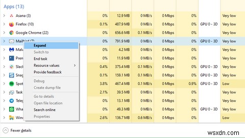 Windowsタスクマネージャの使用方法 