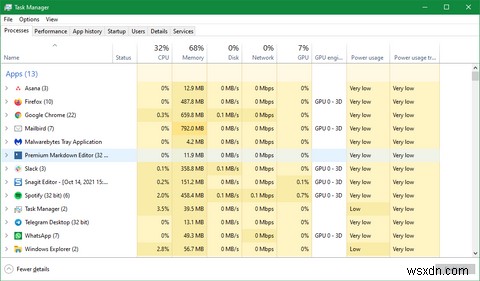 Windowsタスクマネージャの使用方法 