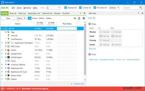 Windowsで帯域幅とデータ使用量を制限する方法 