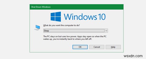 キーボードショートカットを使用してWindows10をシャットダウンまたはスリープする方法：5つの方法 