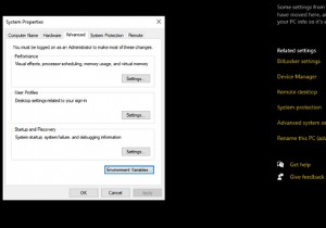 Windows10で環境変数を使用する方法 