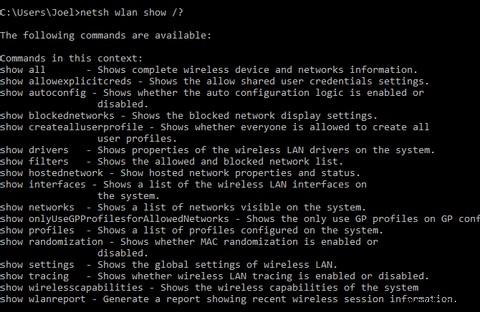 Windowsでワイヤレスネットワークを管理するための8つのCMDコマンド 