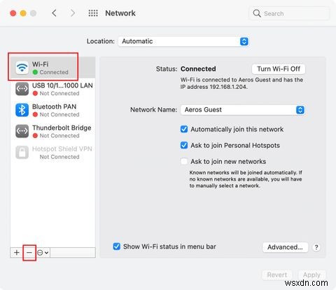 Macでネットワーク設定をリセットする方法 