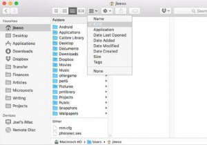 Macですべてのフォルダをデフォルトの表示および並べ替えオプションにリセットする方法 