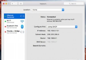 Mac OS XでWi-Fiよりイーサネット(有線)接続を優先させる設定方法