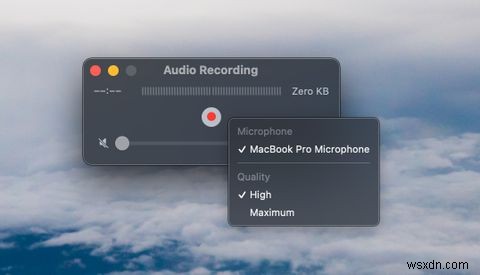 組み込みのアプリを使用してMacにオーディオをすばやく録音する方法 