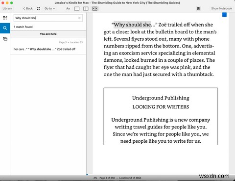 KindleforMacを使用してMacで本を読んだりメモをとったりする方法 