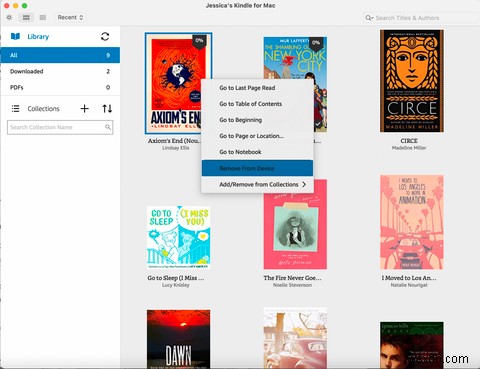 KindleforMacを使用してMacで本を読んだりメモをとったりする方法 