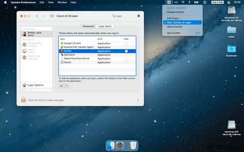 QuitterでmacOSアプリの習慣を制御する 