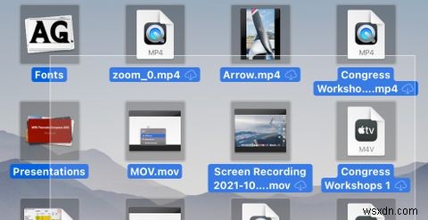 Macで複数のファイルを選択する方法 