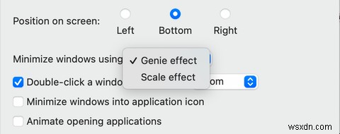 Genie Effectを無効にすることで、Macのフィーリングを瞬時に向上させる 