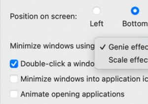 Genie Effectを無効にすることで、Macのフィーリングを瞬時に向上させる 