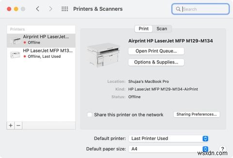 Macにプリンタを追加する方法 