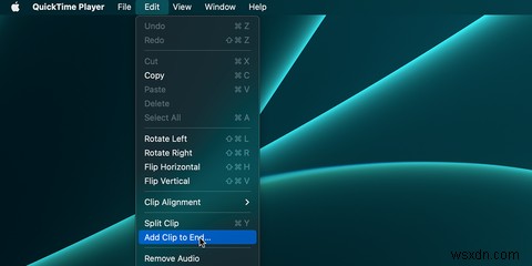 MacでQuickTimePlayerとビデオをすばやくマージする方法 