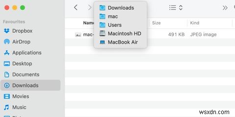 macOSでファイルパスを表示する方法 