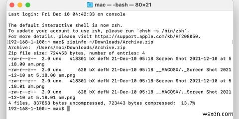 MacでZIPファイルを開く方法 