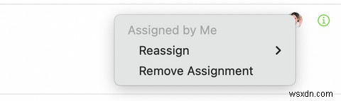 Macでリマインダーを持っている人にタスクを割り当てる方法 