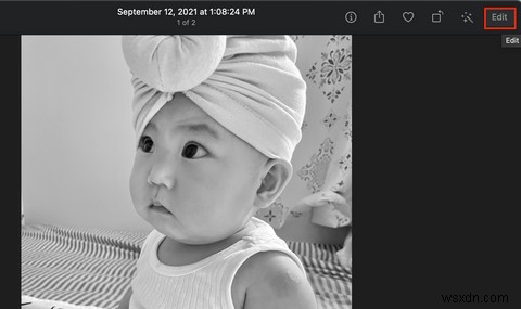 Macの写真に組み込まれている画像編集ツールを使用する方法 